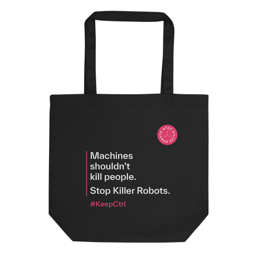 Machines shouldn't kill people Tote bag