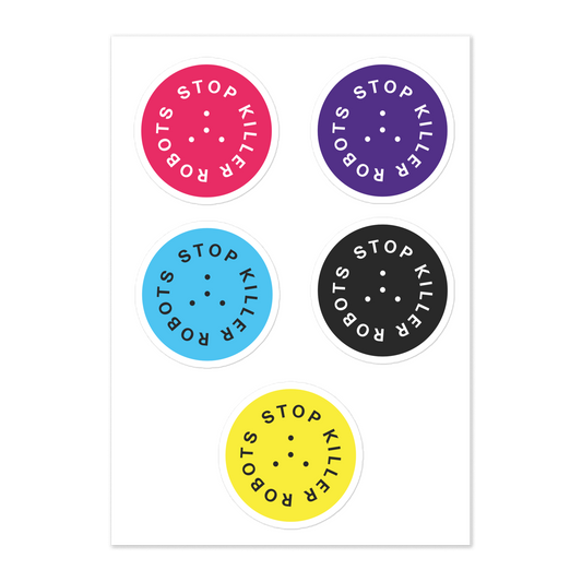 Stop Killer Robots Stickers Pack