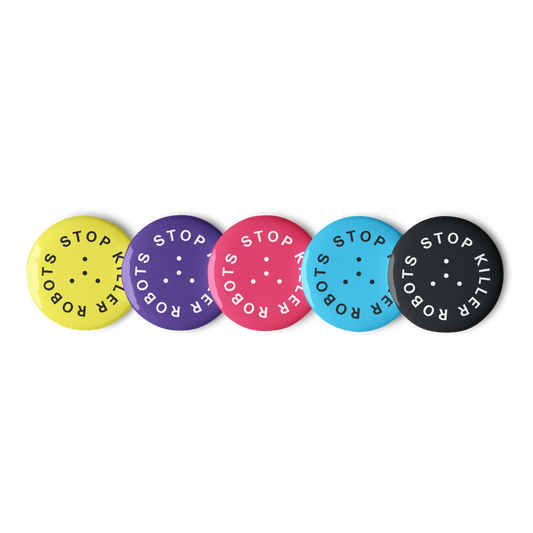 Colorful Pin Buttons- Set of 5