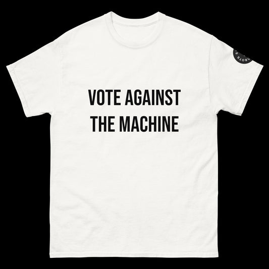 'Vote Against The Machine' White Tee