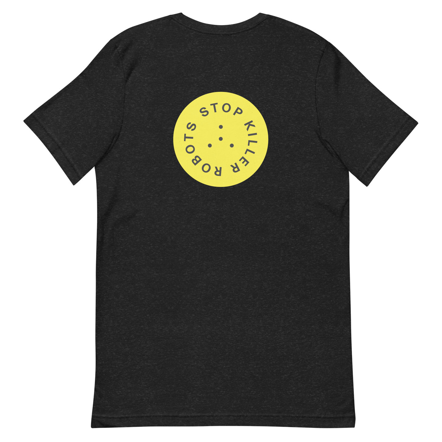 Stop Killer Robots T-shirt - Yellow