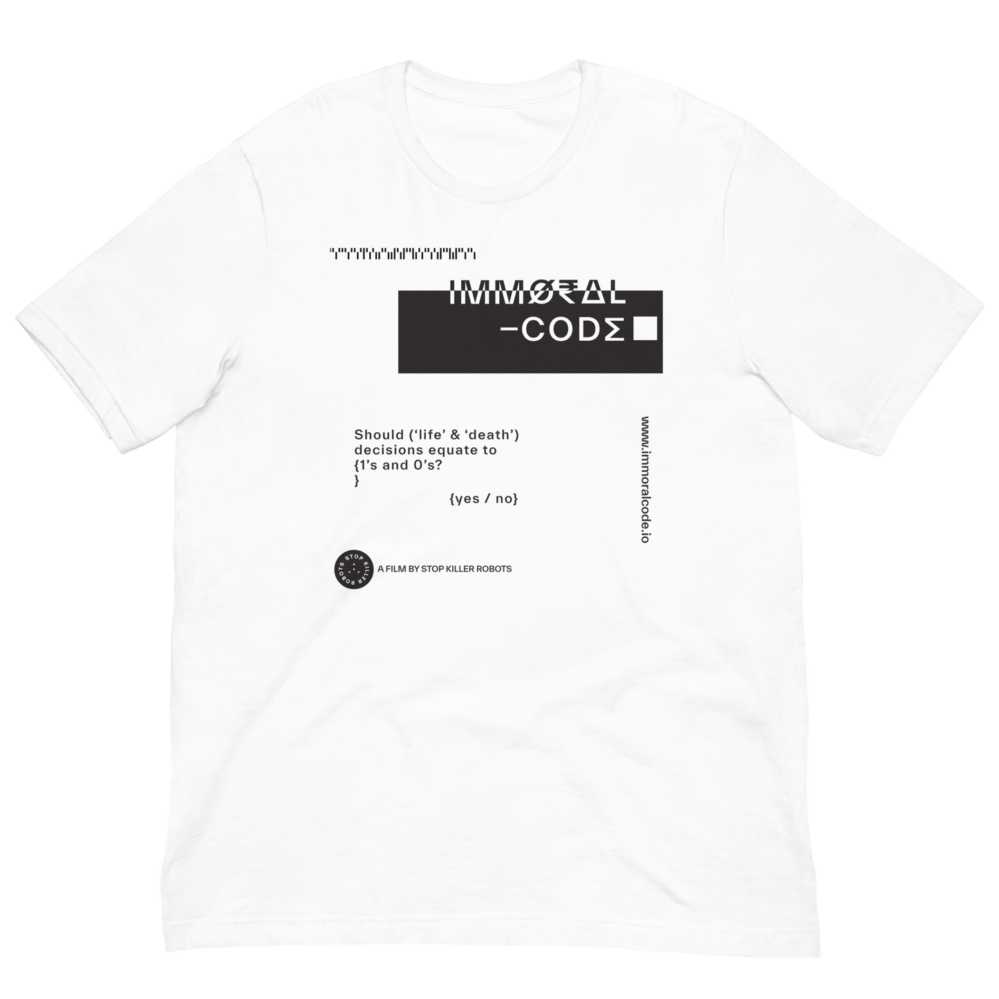 Immoral Code Poster T-shirt