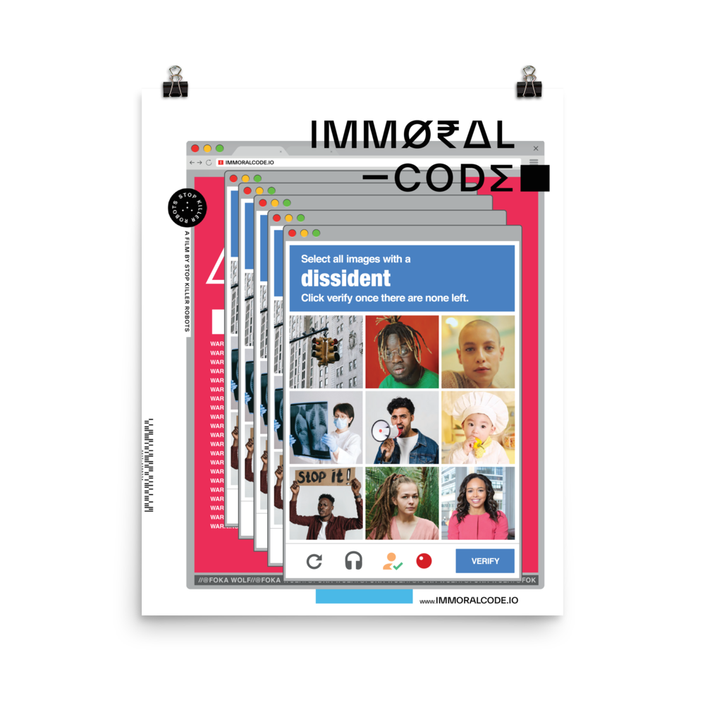 Immoral Code Poster - Fokawolf