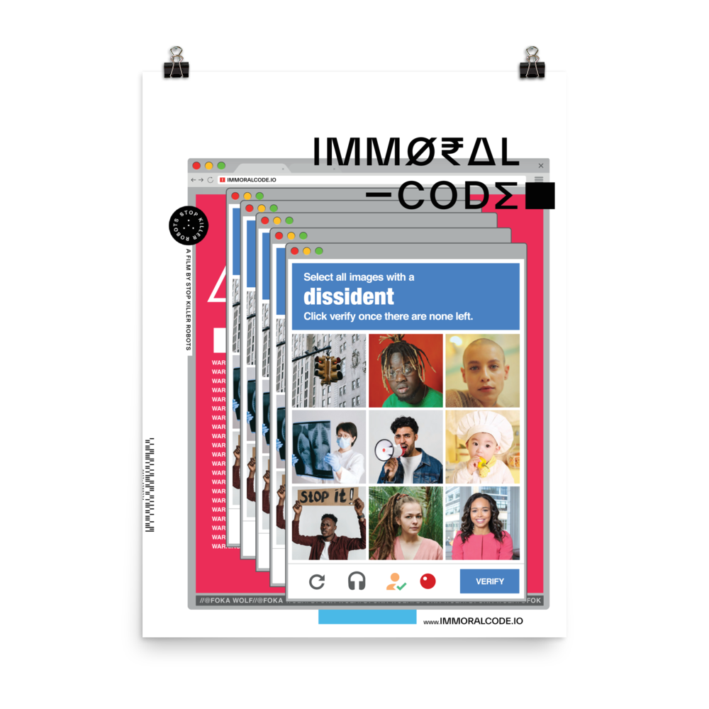 Immoral Code Poster - Fokawolf