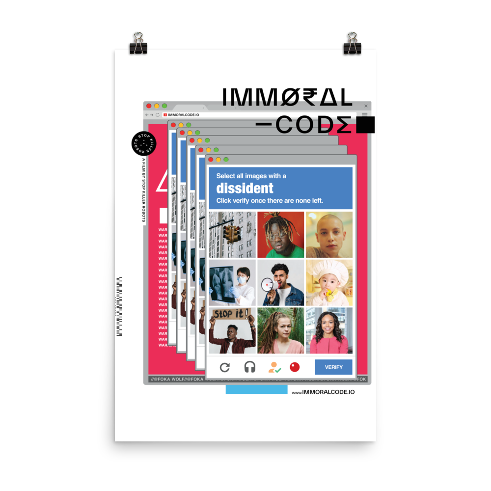 Immoral Code Poster - Fokawolf