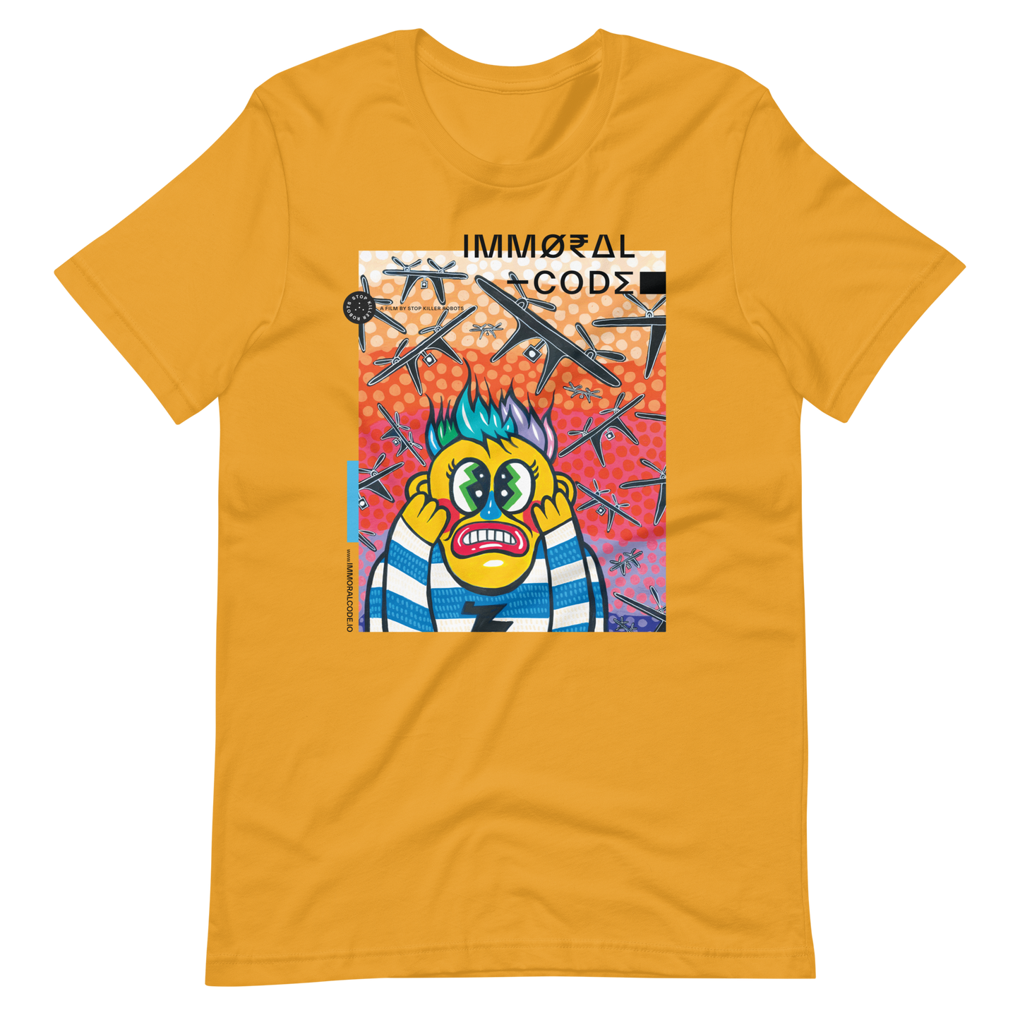 Immoral Code T-shirt - Hello the Mushroom